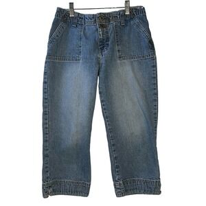 Hydraulic Cropped Jeans Size 5/6 Capris Blue